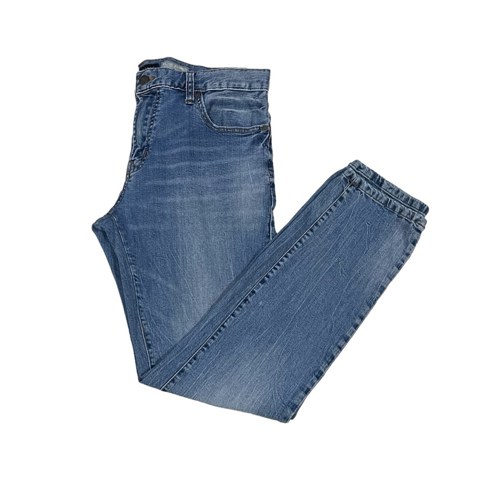 Aeropostale Men’s Slim Taper Distressed Jeans 34X32